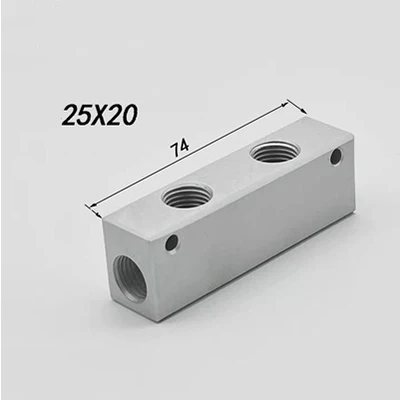 

Алюминиевый пневматический фитинг-разветвитель 1/4" BSP 25x20 мм