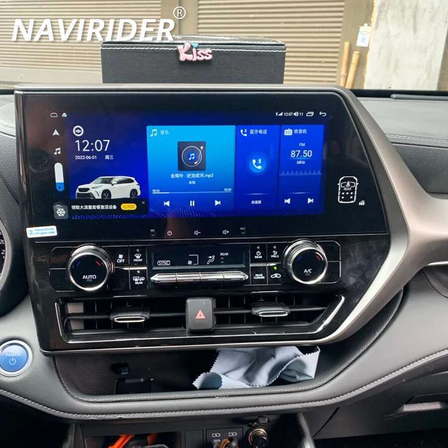 

Для TOYOTA Highlander 2022 CROWN KLUGER CarPlay Автомагнитола, 12,3-дюймовый стерео мультимедийный плеер, GPS, Android 13, Qled-экран