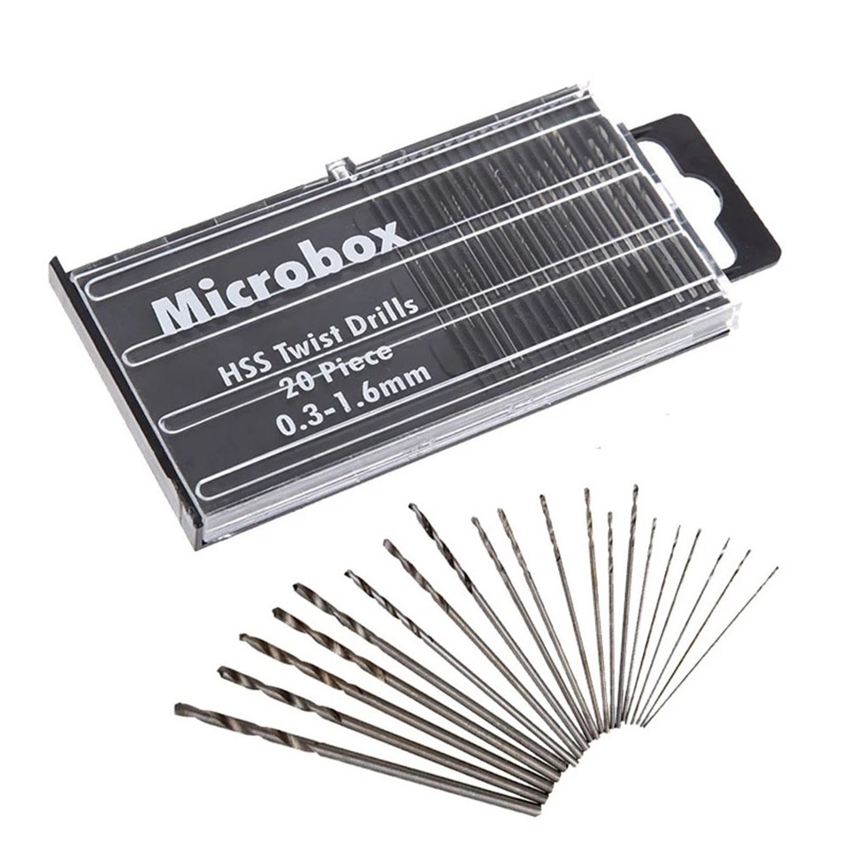 

Набор мини-сверл VIBRATITE 20 шт., 0,3-1,6 мм