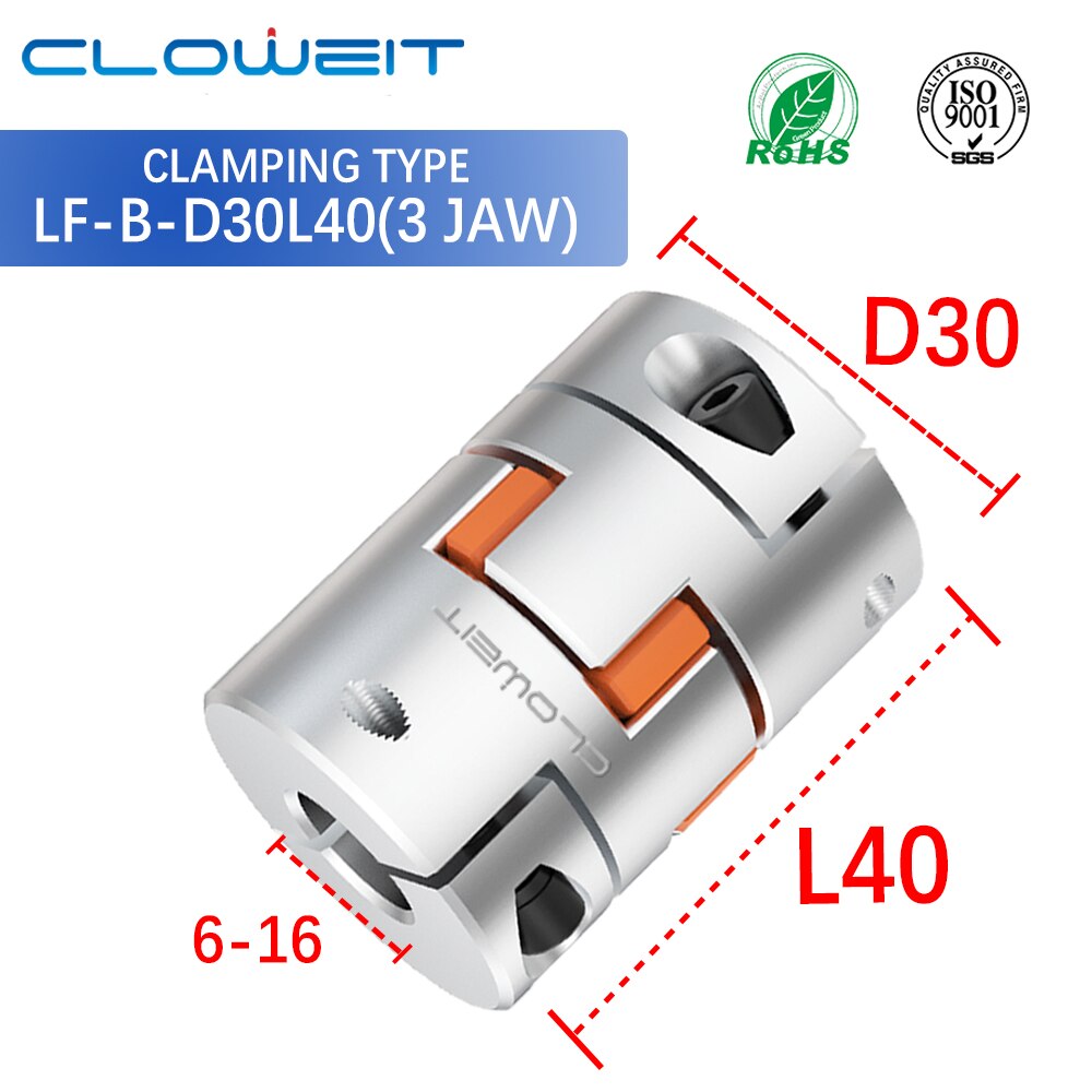 

Cloweit CF-03/BW D30L40 гибкая муфта вала