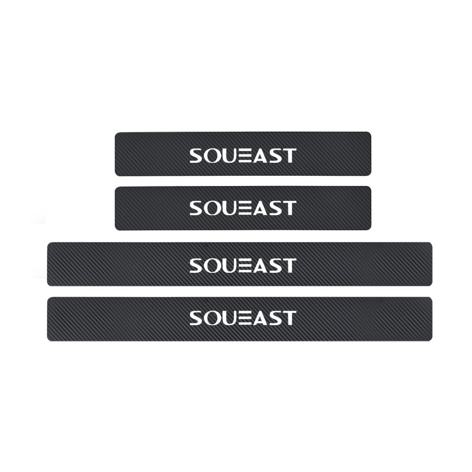

4 шт., наклейки на порог двери автомобиля из углеродного волокна для SOUEAST DX9 DX7 DX5 DX3 A5 Lingzhi V5 Lingshi V6 Lingyue V3