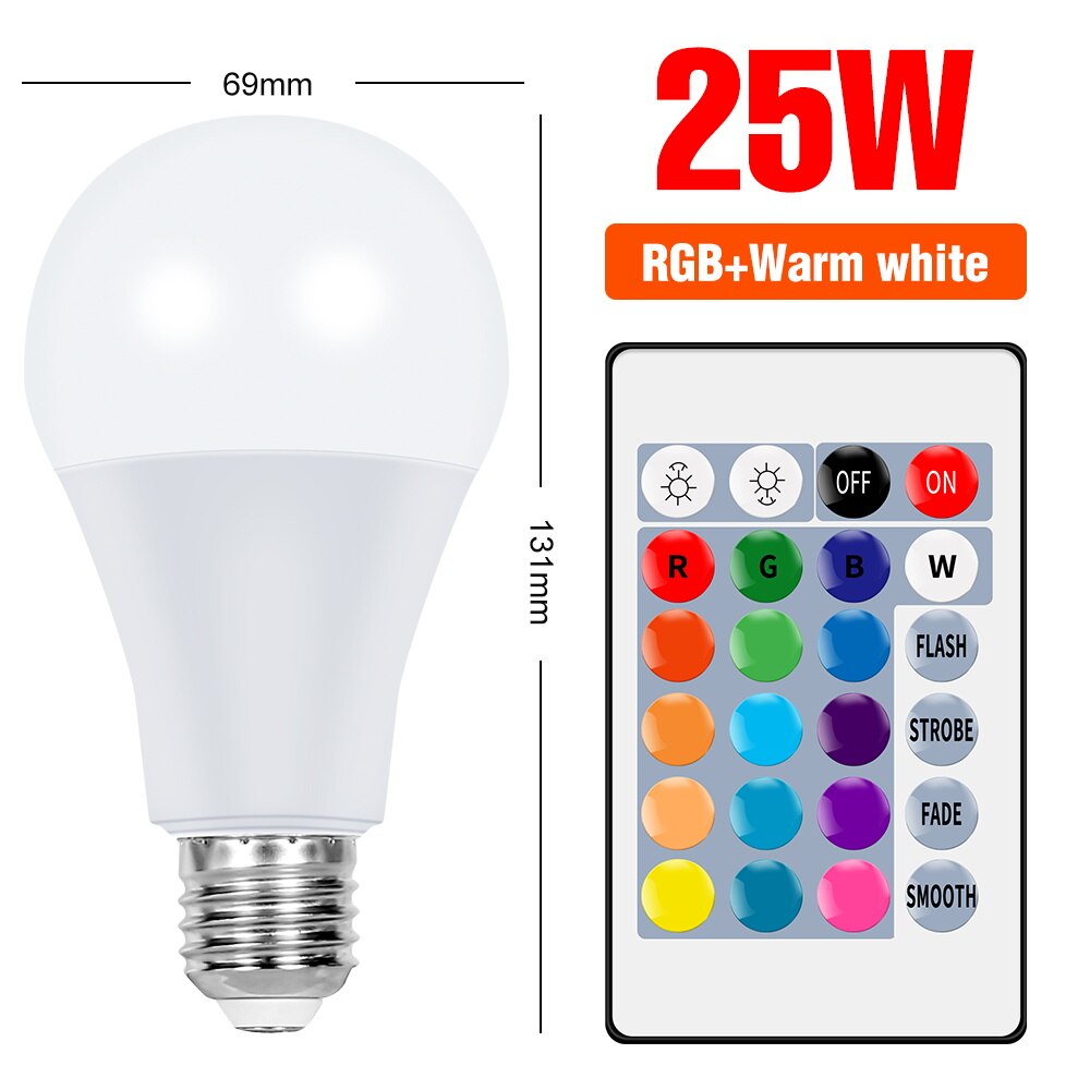 

Светодиодная лампа WENNI RGB 20 Вт 220 В