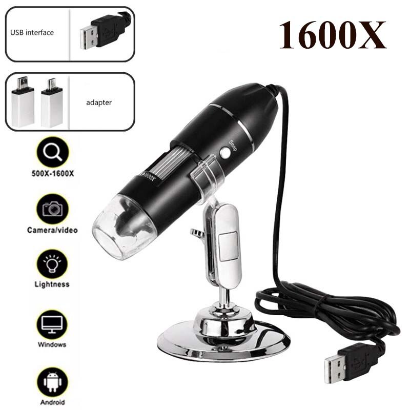 

Портативный цифровой микроскоп kebidumei 1600X