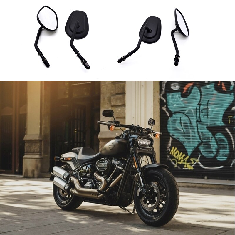 

Черные зеркала заднего вида TCMT 8 мм, подходят для Harley Davidson XL1200L XL883 XL883L Sportster