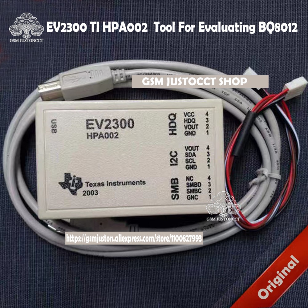 

2024 инструменты для разработки интерфейса EV2300 TI HPA002, инструмент для материнской платы ПК на основе USB для оценки BQ8012