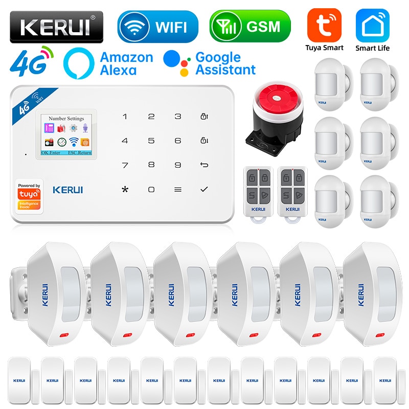 

Сигнализация KERUI W184 Tuya GSM 4G WiFi