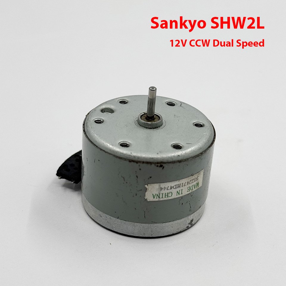 

Sankyo SHW2L 12 В CCW двухскоростной винтажный кассетный магнитофон постоянного тока, палубный двигатель для аудиорекордера-плеера Capstan