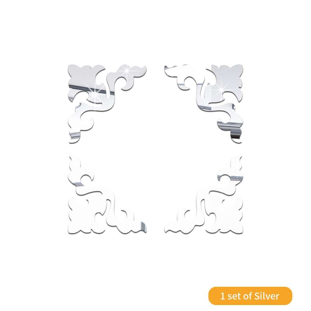 

Зеркальные наклейки DXLYMYU 3D для декорирования углов