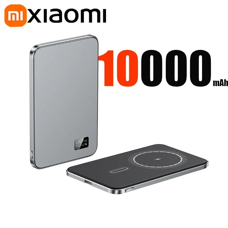 

Тонкий магнитный беспроводной внешний аккумулятор Xiaomi 10000 мАч, внешний аккумулятор высокой емкости 20 Вт с быстрой зарядкой для Magsafe для iPhone, новинка
