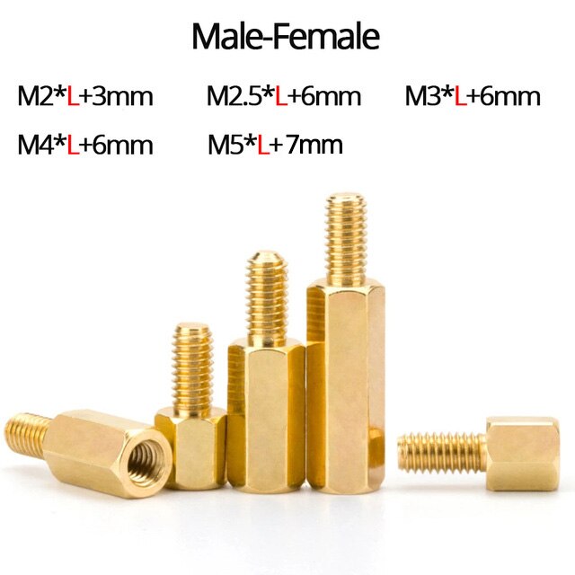 

Латунные шестигранные стойки M2 M2.5 M3 M4 M5