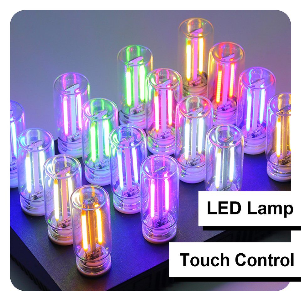

Ретро USB LED ночник фиолетовый