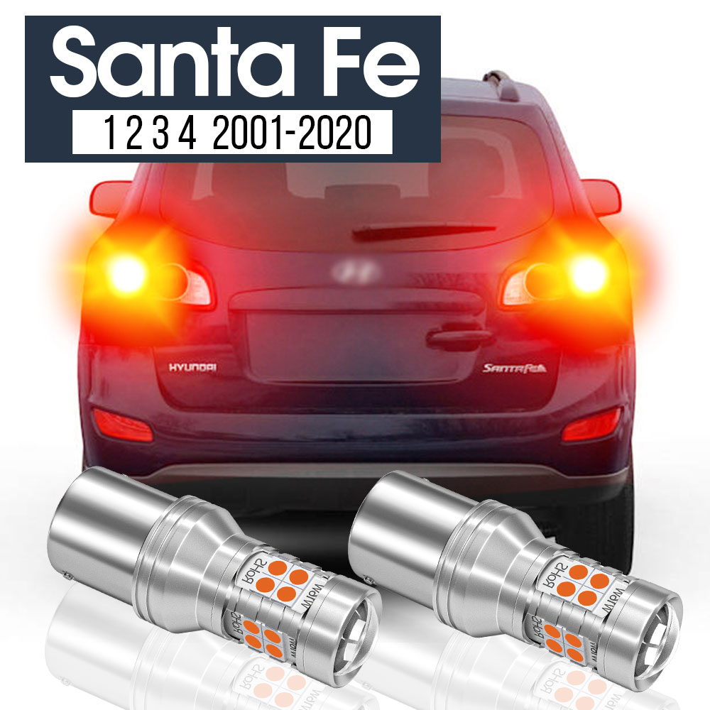 

2 шт. светодиодные стоп-сигналы Canbus, аксессуары для Hyundai Santa Fe 1 2 3 4 2001-2020 2007 2009 2010 2011 2012 2013 2014 2015 2016