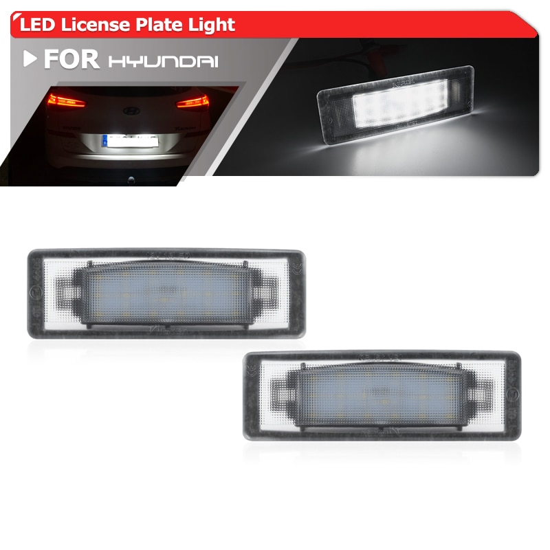 

Лампа для освещения номерного знака для Hyundai Tucson 2019 2020 SMD, 2 шт.