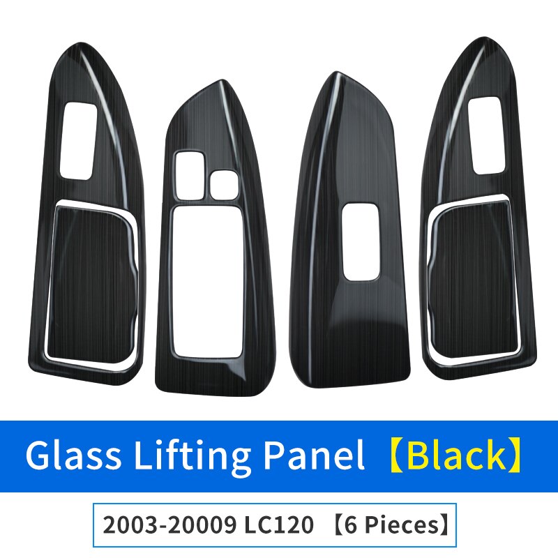 

2003-2009 Toyota Land Cruiser Prado 120 панель управления из модифицированного стекла Lc120 дверная ручка против царапин FJ120 аксессуары Декоративные усовершенствованные Блестки из нержавеющей стали,2006 2005 2007