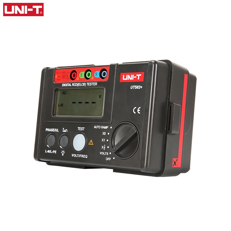

UNI-T UT582+ Цифровой испытатель RCD 230В
