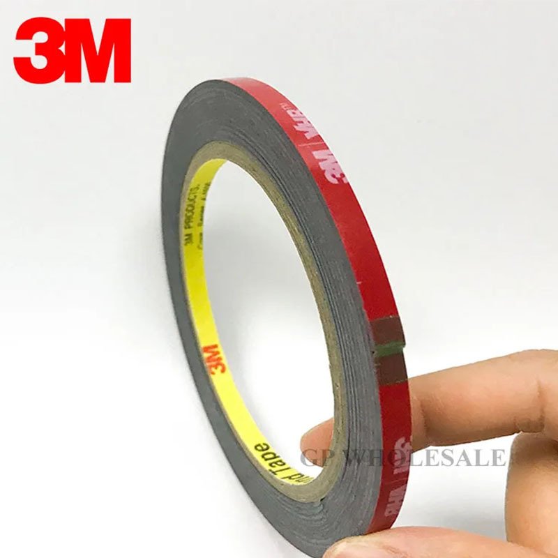 

Сверхмощная Монтажная лента 3M VHB 5952, черная двухсторонняя клейкая акриловая пенопластовая лента 5 мм x 3 м x 1,1 мм