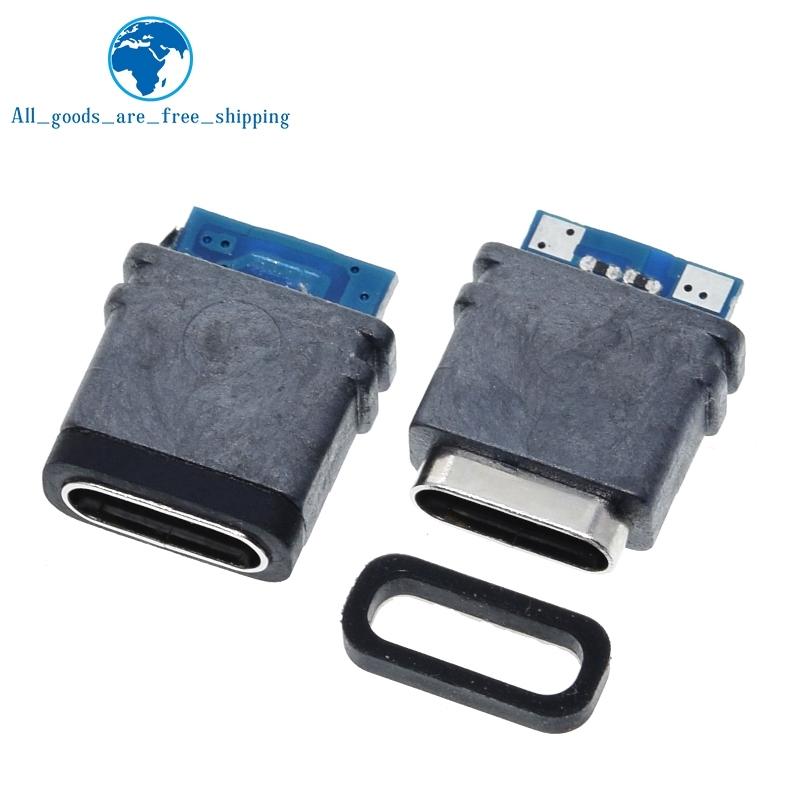 

Водонепроницаемые разъемы USB 3.1 Type-C TZT 5 шт.