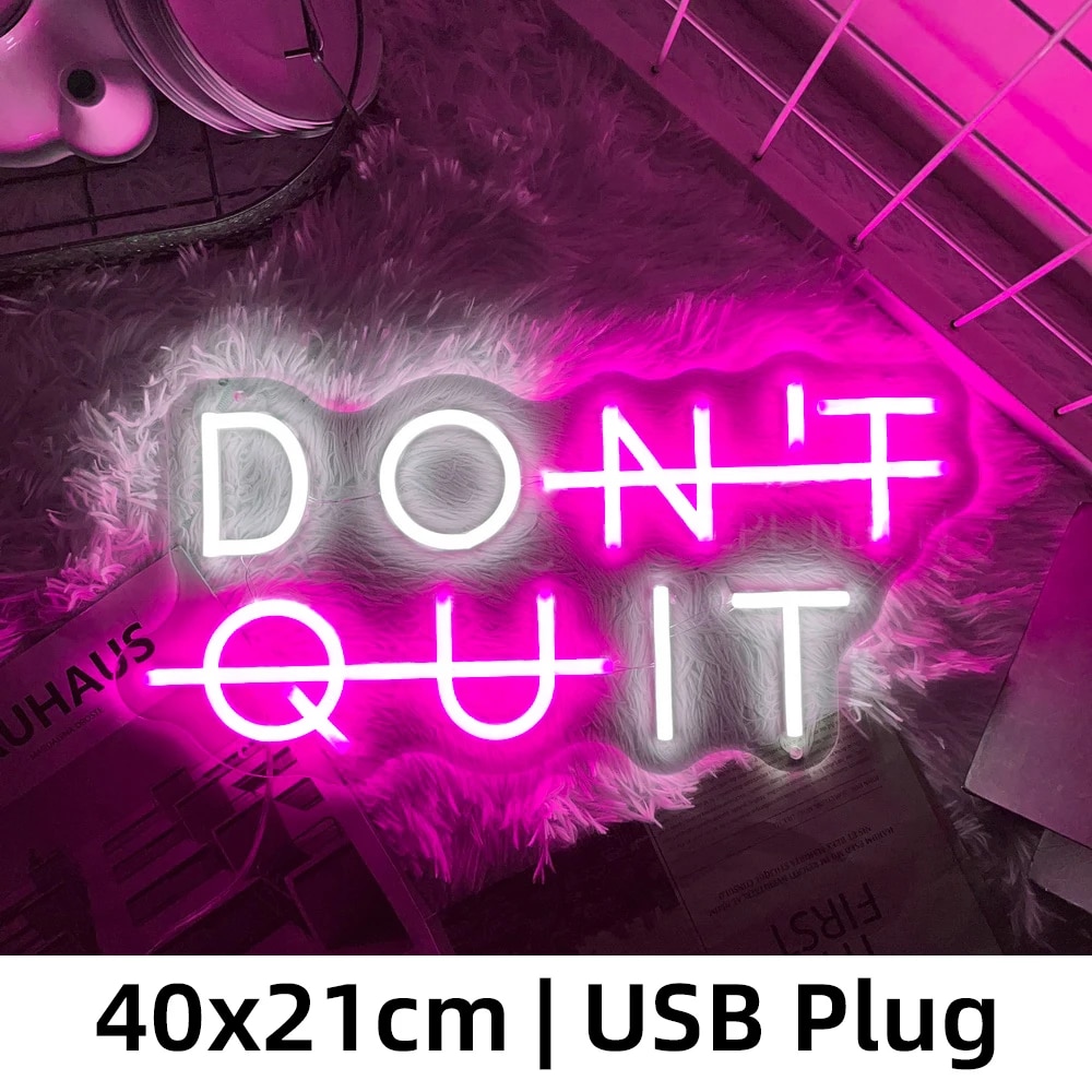 

Неоновая вывеска DON'T QUIT DO IT ZHAOPAILAO NEON