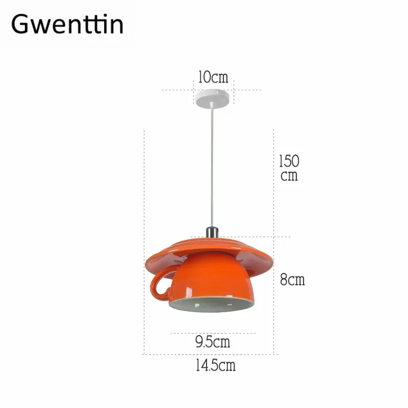 

Подвесные светильники Gwenttin в виде чашек, керамика