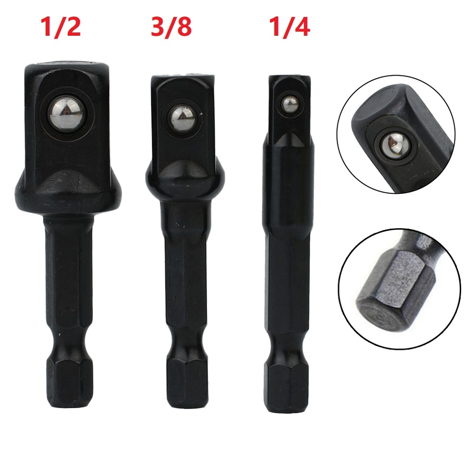 

VIBRATITE Ударный переходник для дрели 1/4 3/8 дюйма 3 шт.