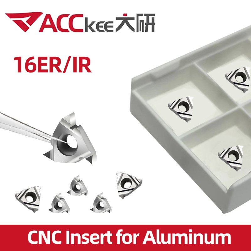 

Карбидные Токарные Инструменты ACCKEE 16ER AG60 16IR AG55 11IR A60 11ER A55 Токарные Пластины Для Токарных Станков С ЧПУ Алюм...
