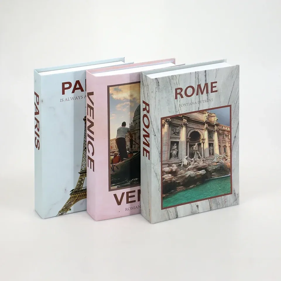 

Декоративные книги из бумаги, 3 шт.