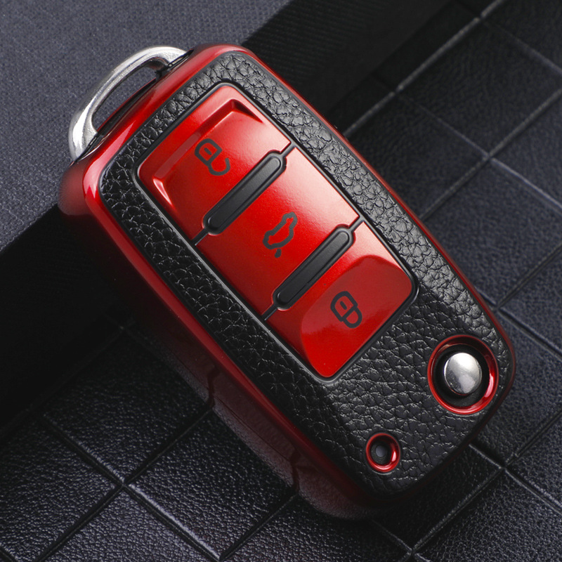 

Чехол Для Ключей Из ТПУ Для VW Polo Jetta Tiguan Passat Golf Beetle Scirocco Skoda Octavia Fabia Seat Ibiza Leon - Автоаксесс...
