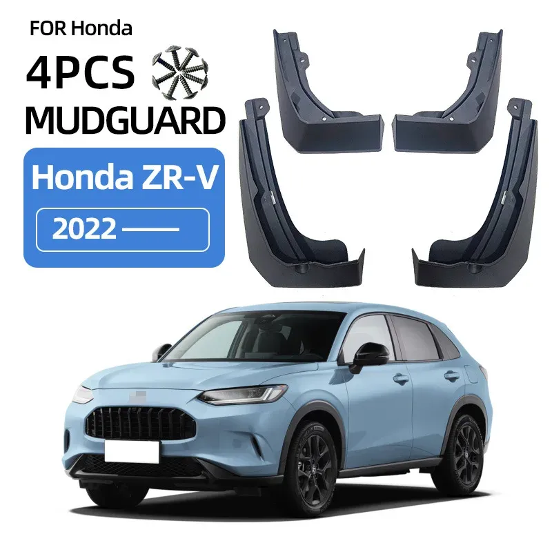 

Автомобильные брызговики, брызговики против брызг для Honda Honda ZR-V ZRV 2022-2024, передние и задние колеса, автомобильные аксессуары, 4 шт.