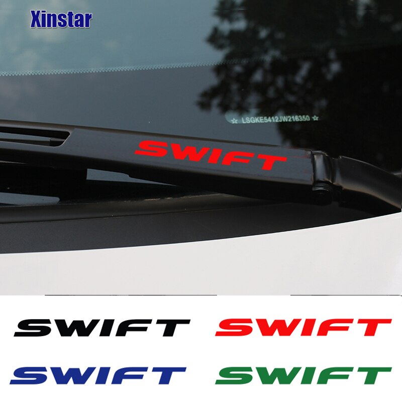 

4 шт., автомобильные наклейки на ветровое стекло для Suzuki Swift