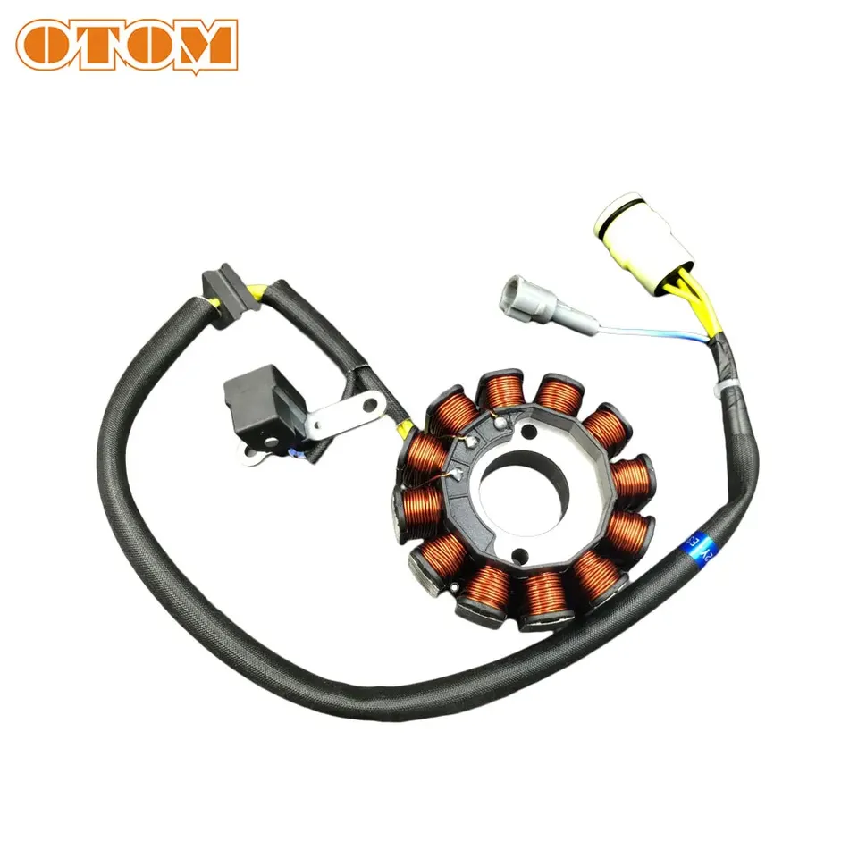

OTOM Мотокросс Магнето Генератор Катушка Статора Монтажный Комплект NC250 NC450 Запчасти Катушка Статора Для ZONGSHEN 250CC 450CC Двигатель KAYO T6
