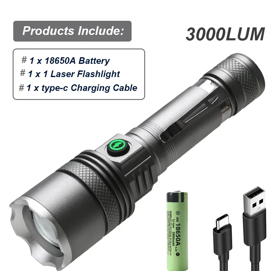 

Фонарик XIWANGFIRE S340 черный 3000 люмен