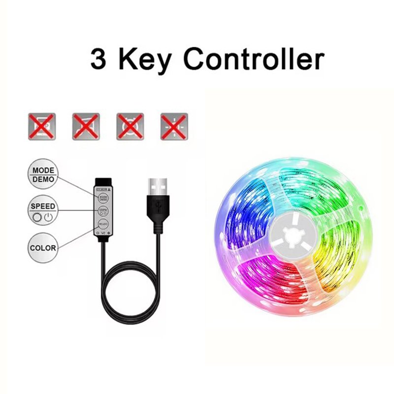 

Solve USB RGB LED лента Bluetooth 1-40 м