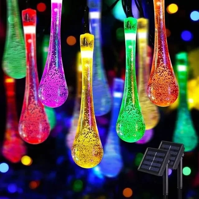 

Солнечные капли воды LED, 20/30/50/100 светодиодов
