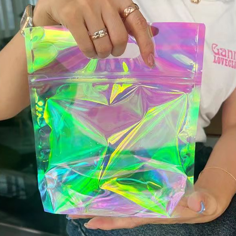 

Голографические пакеты zip lock 50 шт