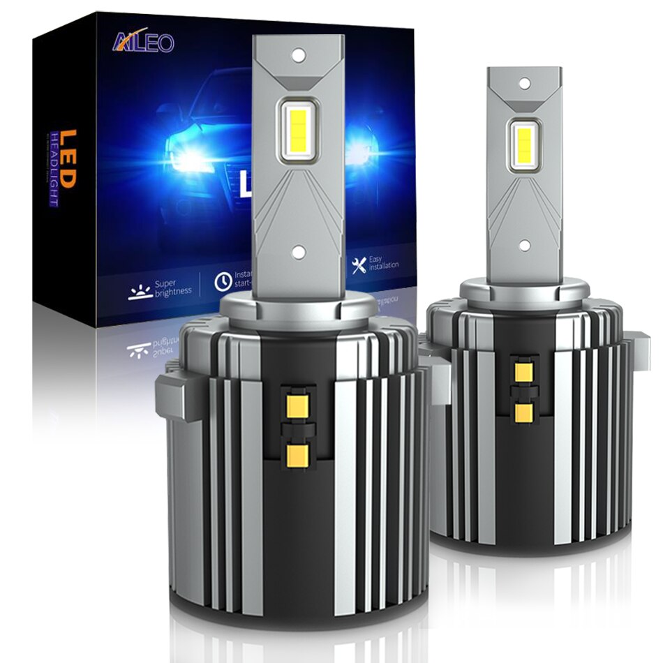 

Фонари головного света AILEO 2x H7, супер яркие Автомобильные фары, 120 Вт, 6000K, белый ближний свет, Canbus, автомобильные лампы, лампа для VW Golf 6, Golf 7