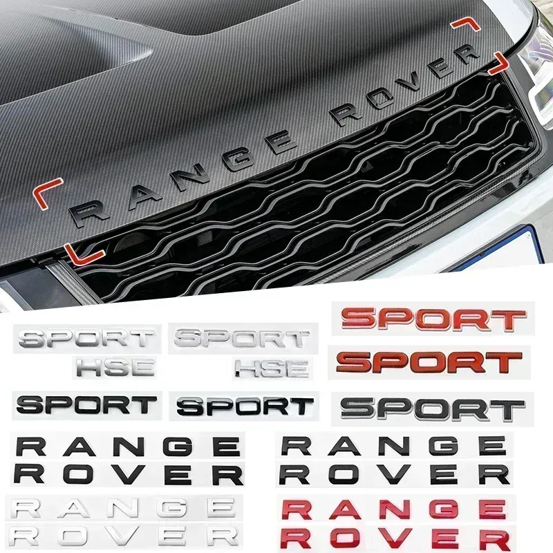 

3D ABS Range Rover Автомобильная Эмблема Логотип Значок Наклейка Land Rover Discovery Defender Sport Evoque HSE Автомобильный...
