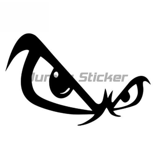 

Наклейка на автомобиль No Fear Bad Boy Eyes, наклейка на глаз, водонепроницаемое авто украшение, ПВХ для скейт, сноуборда, серфинга, скутера