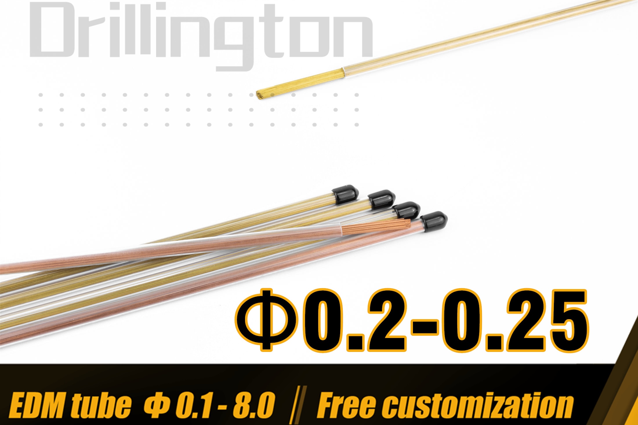 

Drillington EDM Трубы Латунные 0.2-0.25 мм 10 шт