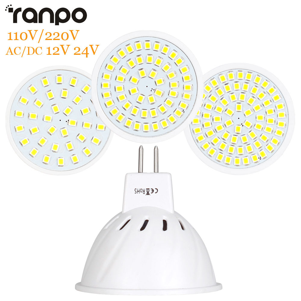 

RANPO Светодиодная лампа MR16 36/54/72 SMD 2835 для внутреннего освещения