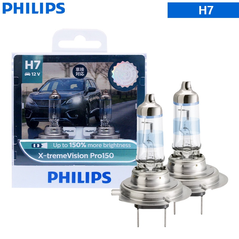 

Philips X-tremeVision Pro150 H1 H4 H7 H11 HB3 HB4 HIR2 Новое поколение 150% яркая автомобильная галогенная фара белые автолампы, пара