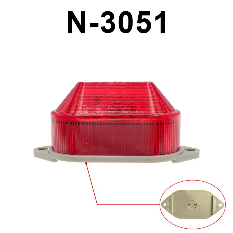 

Сигнал Предупреждающий стробоскоп TB40 N-3051 12/24/220 В Индикатор Светодиодная лампа Маленький мигающий свет Охранная сигнализация IP44 Зумер Магнитный