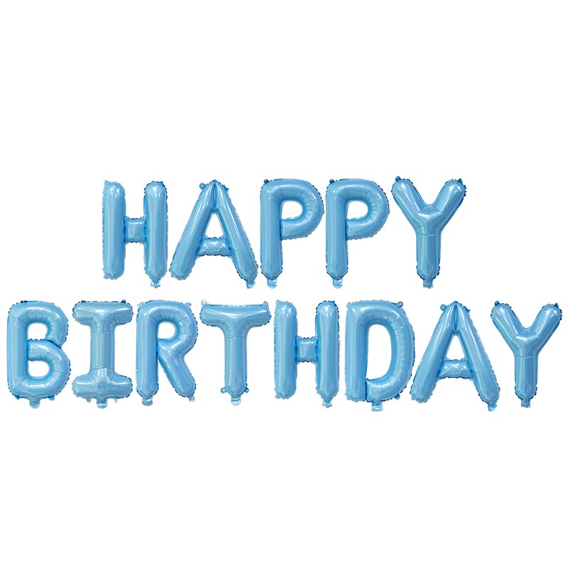 

Надувной баннер Happy Birthday из фольги