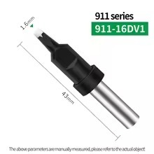

Серия 911 911-D/DV1/DV2/PC, 150 Вт, бессвинцовая медная сварочная головка, паяльные жала для быстрой автоматической паяльной машины-робота