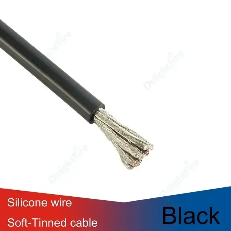 

DelightFire термостойкий силиконовый провод 16-4 AWG красный/черный