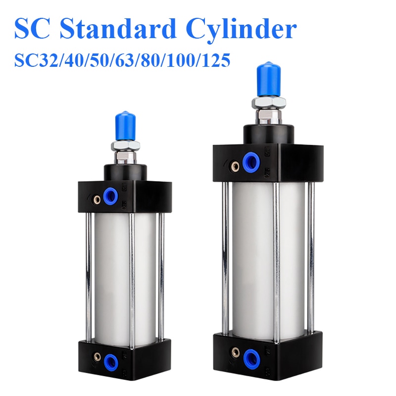 

Пневматический цилиндр SC 32/40/50/63/80/100/125 мм