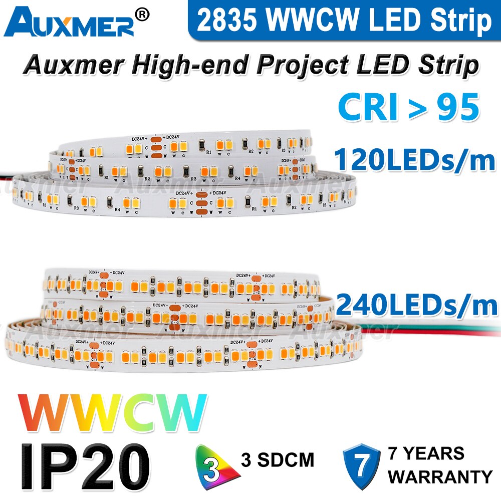 

Светодиодная лента Auxmer 2835 WWCW