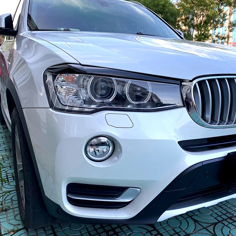 

2 шт., автомобильные наклейки для передней фары BMW X3 F25 X4 F26
