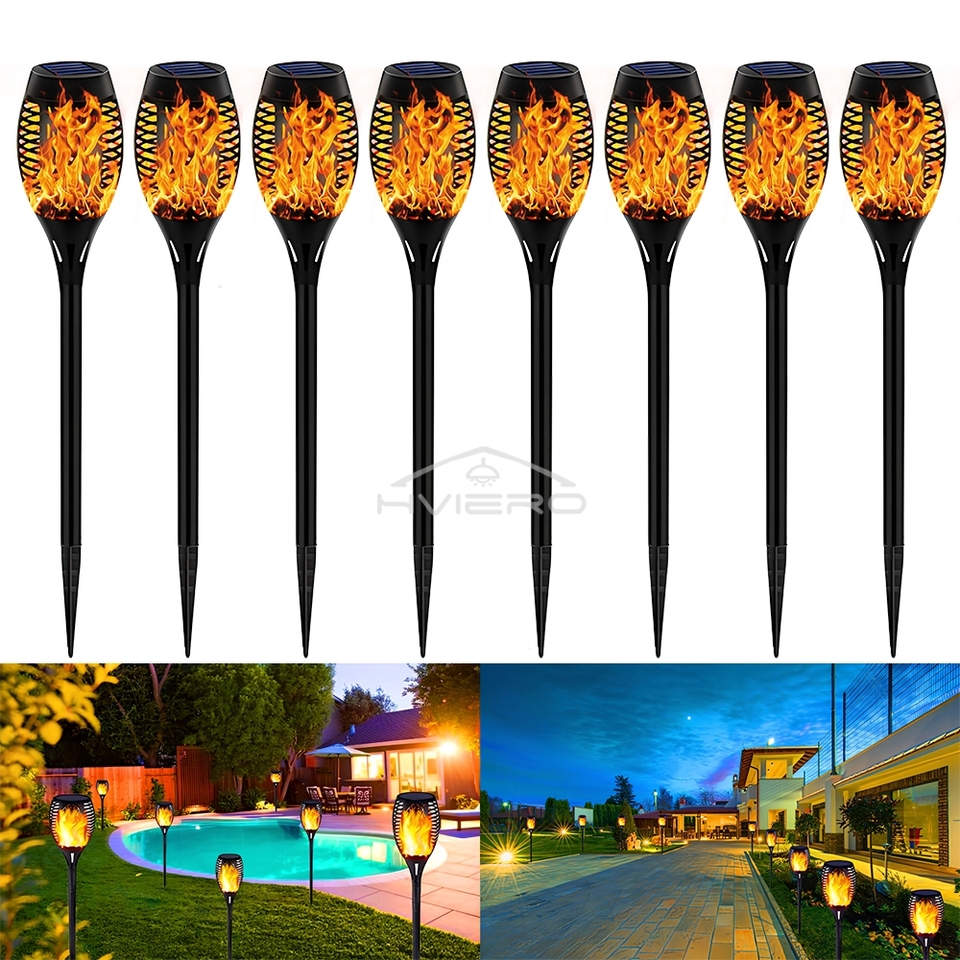 

HVIERO Солнечный фонарик 12 LED теплый желтый