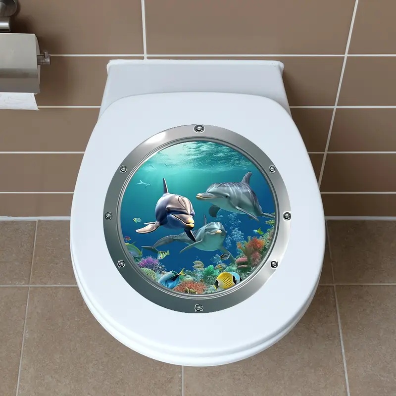 

3D наклейка на туалетную крышку