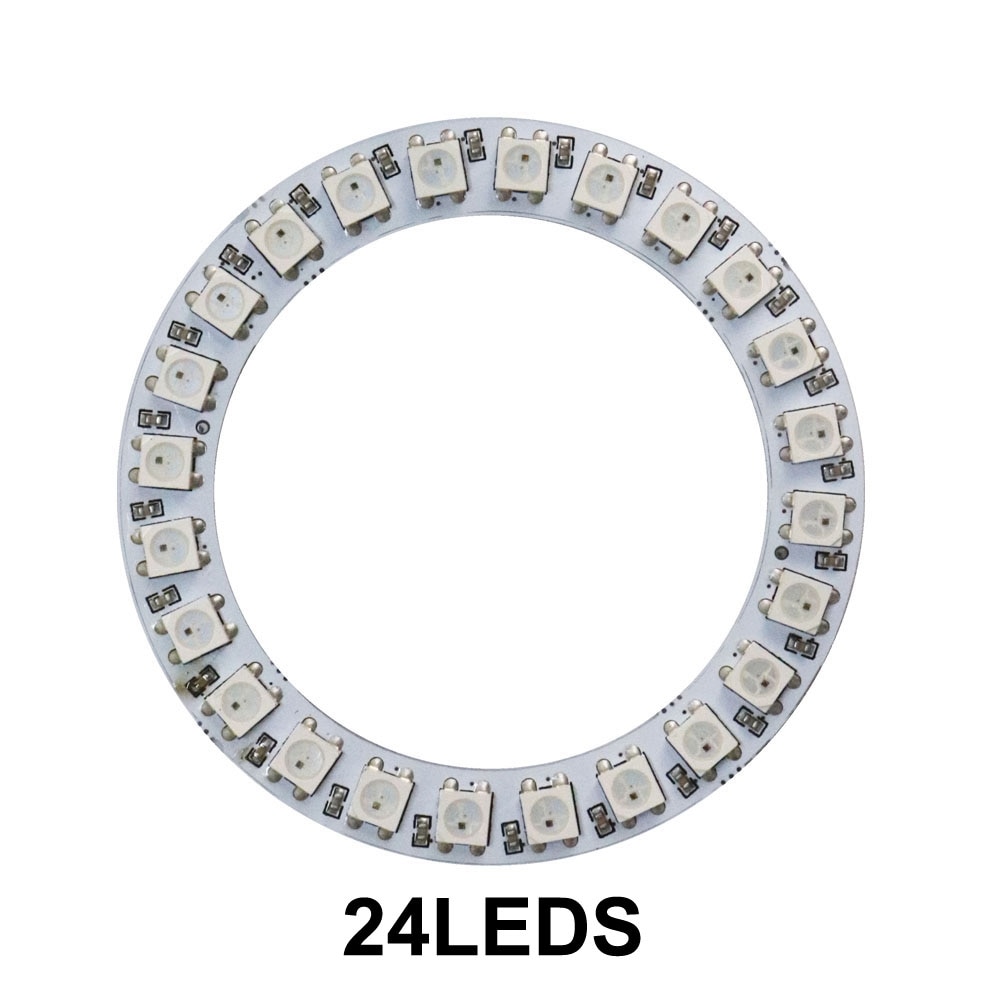

Светодиодное кольцо Xnbada WS2812B 8/16/24/35/45 LEDs